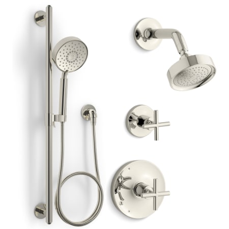 A large image of the Kohler KSS-Purist-3-RTHS Vibrant Polished Nickel