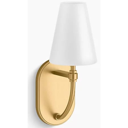 A large image of the Kohler Lighting 32255-SC01 Brushed Moderne Brass