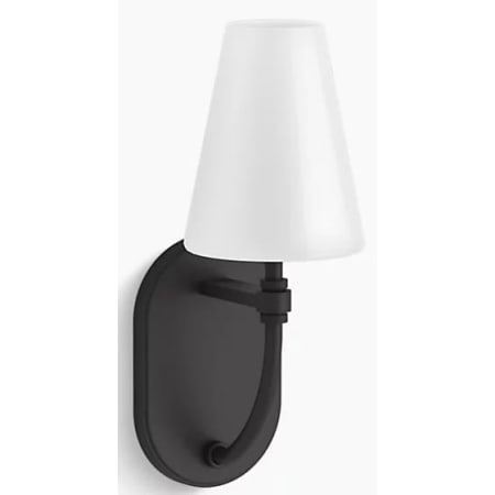 A large image of the Kohler Lighting 32255-SC01 Matte Black