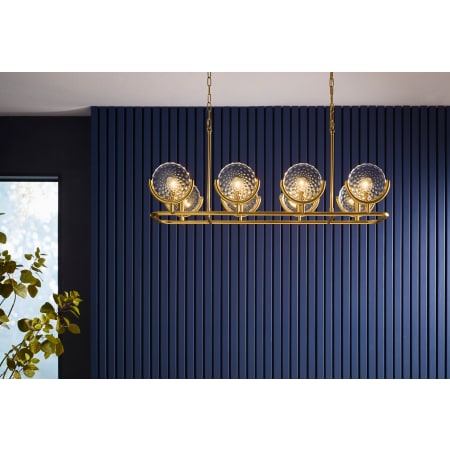 A large image of the Kohler Lighting 29382-CH08B 29382-CH08B in Brushed Modern Brass in Room 1