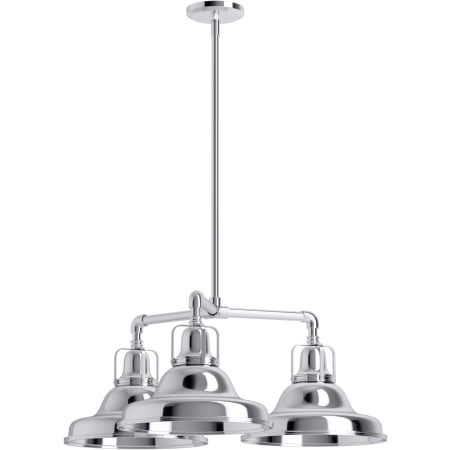A large image of the Kohler Lighting 32293-CH03 32293-CH03 in Polished Chrome - Light Off