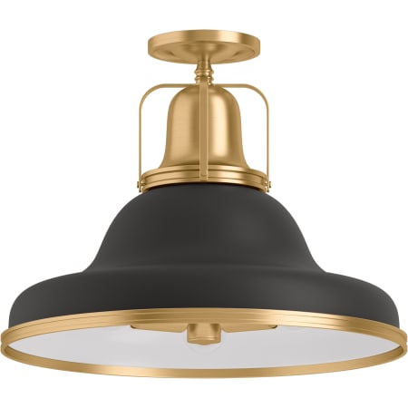 A large image of the Kohler Lighting 32294-SF03 32294-SF03 in Matte Black / Brushed Modern Brass - Light Off