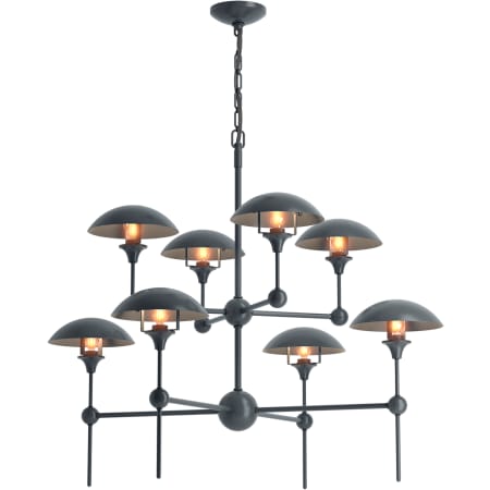 A large image of the Kohler Lighting 27951-CH08 27951-CH08 in Gunmetal 1