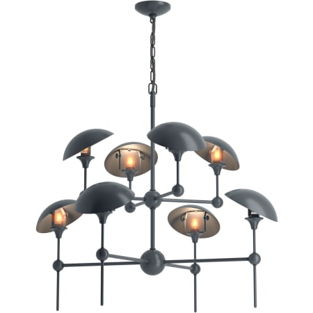 A large image of the Kohler Lighting 27951-CH08 27951-CH08 in Gunmetal 2