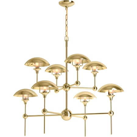 A large image of the Kohler Lighting 27951-CH08 27951-CH08 in Polished Brass 1