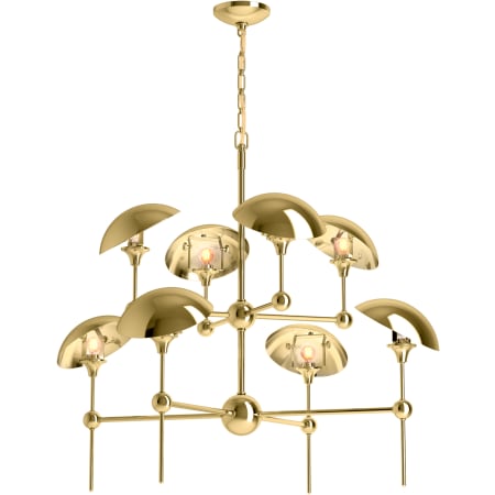 A large image of the Kohler Lighting 27951-CH08 27951-CH08 in Polished Brass 3