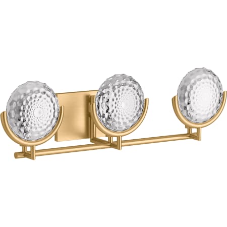 A large image of the Kohler Lighting 29377-SC03B 29377-SC03B in Modern Brushed Brass - Off