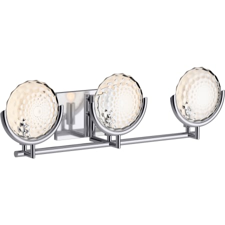 A large image of the Kohler Lighting 29377-SC03B Polished Chrome