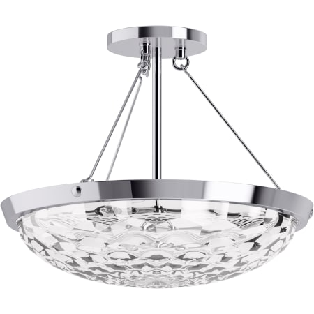 A large image of the Kohler Lighting 29374-SF03B 29374-SF03B in Polished Chrome - Off
