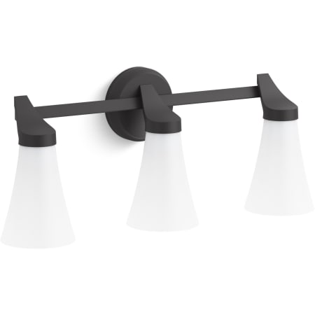 A large image of the Kohler Lighting 26848-SC03 Matte Black