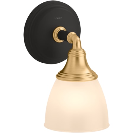 A large image of the Kohler Lighting 10570 Black / Brass