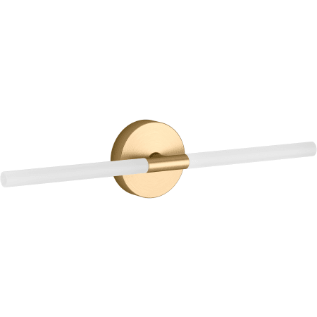 A large image of the Kohler Lighting 23464-SCLED 23464-SCLED in Modern Brushed Gold - Horizontal