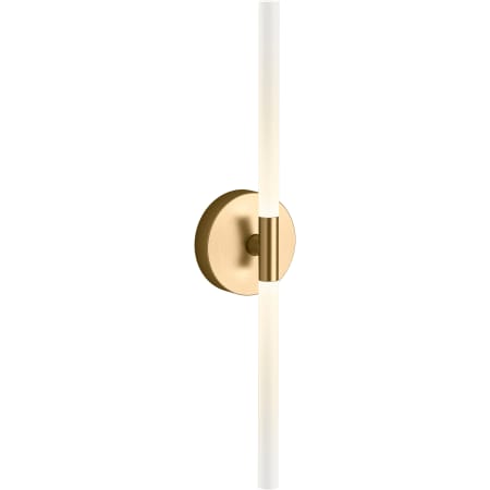 A large image of the Kohler Lighting 23464-SCLED 23464-SCLED in Modern Brushed Gold - Vertical