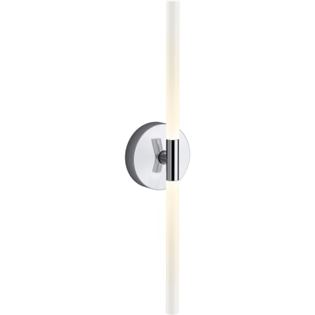 A large image of the Kohler Lighting 23464-SCLED 23464-SCLED in Polished Chrome - Vertical