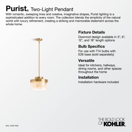 A large image of the Kohler Lighting 27265-PE02 Alternate Image