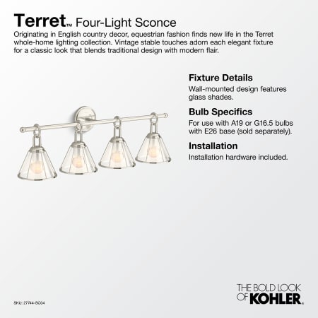 A large image of the Kohler Lighting 27744-SC04 Alternate Image