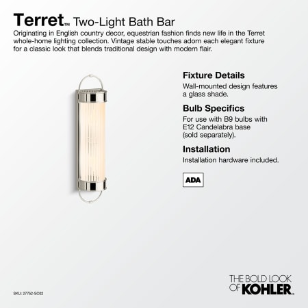 A large image of the Kohler Lighting 27752-SC02 Alternate Image