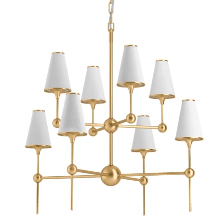 A large image of the Kohler Lighting 27863-CH08 Brushed Moderne Brass