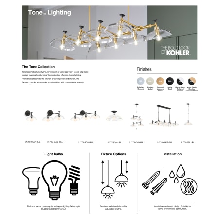 A large image of the Kohler Lighting 31771-PE01 Alternate Image