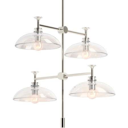 A large image of the Kohler Lighting 31773-CH04 Polished Nickel