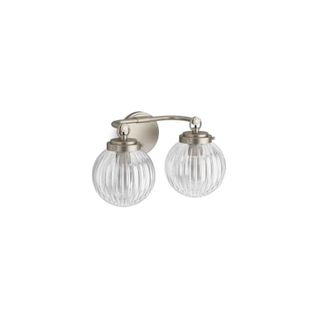 A large image of the Kohler Lighting 32253-SC02 Brushed Nickel