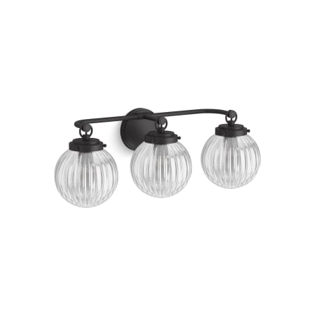 A large image of the Kohler Lighting 32254-SC03 Matte Black