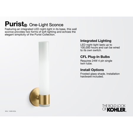 A large image of the Kohler Lighting 32375-SC01 Alternate Image