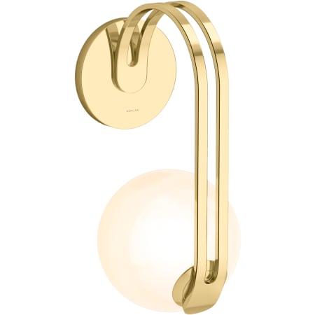 A large image of the Kohler Lighting 32376-SC01 Polished Brass