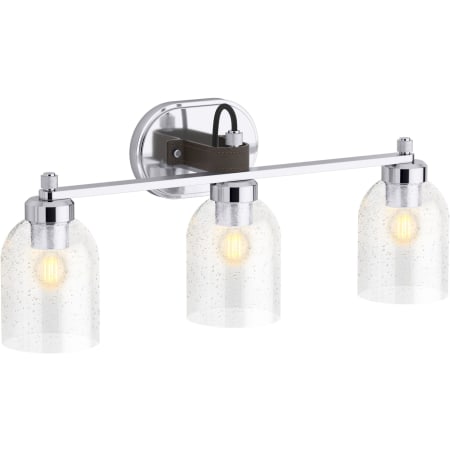 A large image of the Kohler Lighting 38418-SC03 Polished Chrome