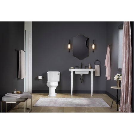 A large image of the Kohler Lighting 72581 72581 in Oil Rubbed Bronze in Bathroom