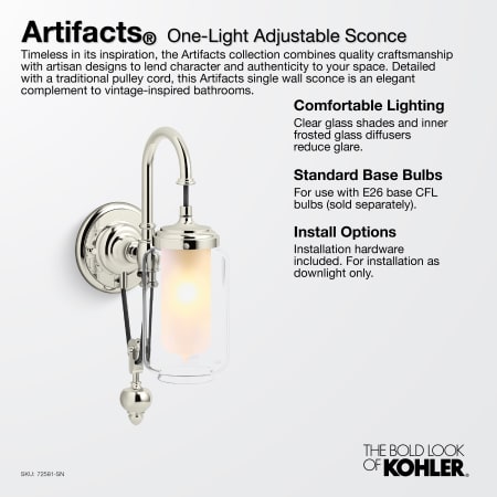 A large image of the Kohler Lighting 72581 Alternate Image