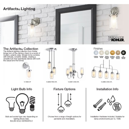 A large image of the Kohler Lighting 72582 Alternate Image