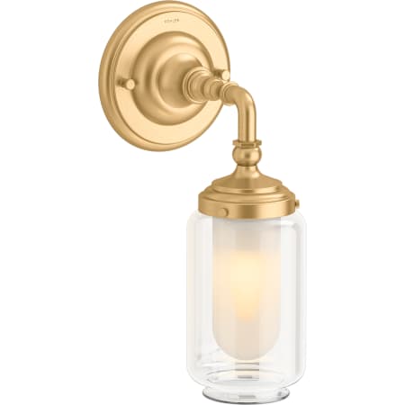 A large image of the Kohler Lighting 72584 Brushed Moderne Brass