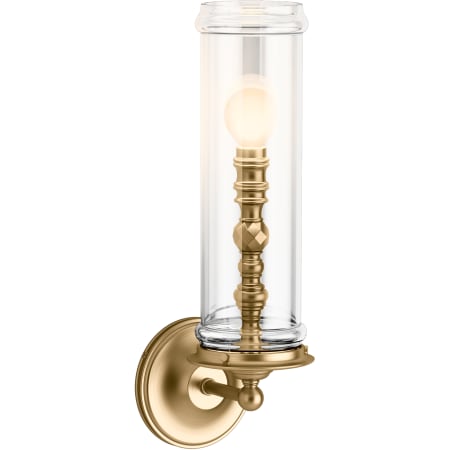 A large image of the Kohler Lighting 22545-SC01 Modern Brushed Gold
