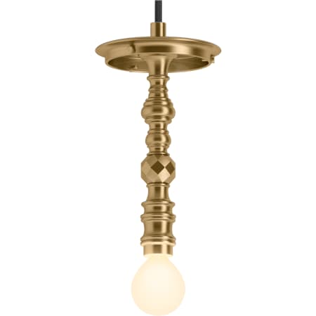 A large image of the Kohler Lighting 23339-PE01 23339-PE01 in Modern Brushed Gold Detail - Glass Removed