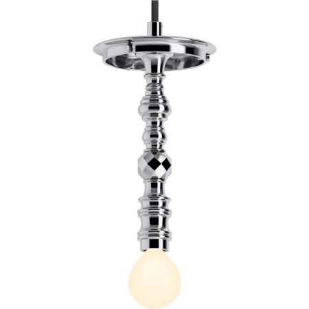 A large image of the Kohler Lighting 23339-PE01 23339-PE01 in Polished Chrome Detail - Glass Removed