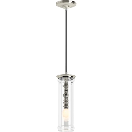 A large image of the Kohler Lighting 23339-PE01 Polished Nickel