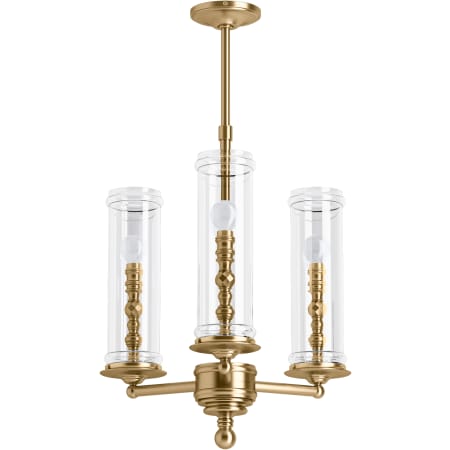 A large image of the Kohler Lighting 23342-CH03 23342-CH03 in Modern Brushed Gold