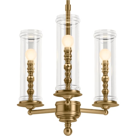 A large image of the Kohler Lighting 23342-CH03 23342-CH03 in Modern Brushed Gold Detail 1
