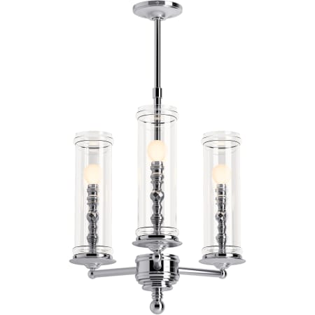 A large image of the Kohler Lighting 23342-CH03 23342-CH03 in Polished Chrome