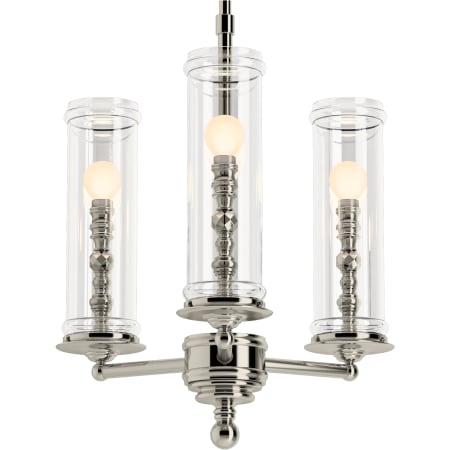 A large image of the Kohler Lighting 23342-CH03 23342-CH03 in Polished Nickel Detail 1