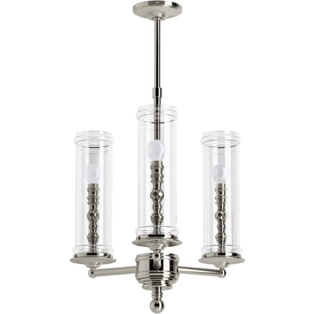 A large image of the Kohler Lighting 23342-CH03 23342-CH03 in Polished Nickel