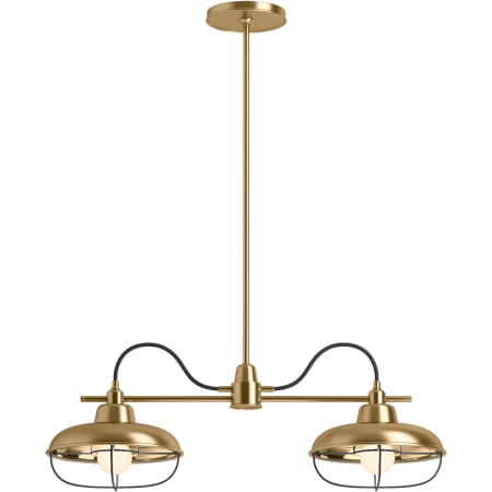 A large image of the Kohler Lighting 23660-CH02 23660-CH02 in Modern Brushed Gold - On