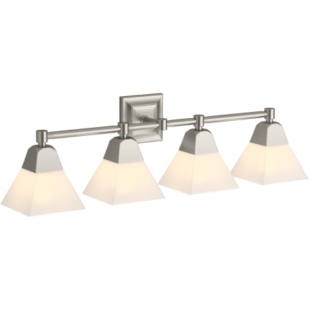 A large image of the Kohler Lighting 23689-BA04 23689-BA04 in Brushed Nickel - Down