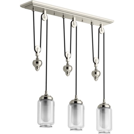 A large image of the Kohler Lighting 22659-CH03 22659-CH03 in Polished Nickel - Off