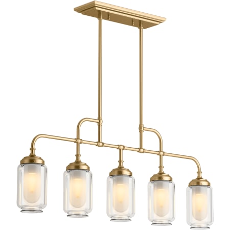 A large image of the Kohler Lighting 22660-CH05 22660-CH05 in Modern Brushed Gold - On