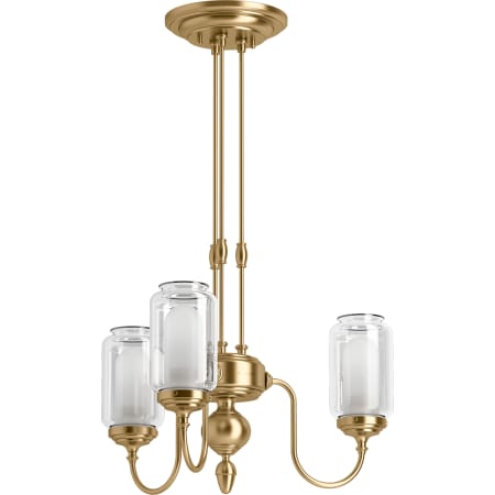 A large image of the Kohler Lighting 22657-CH03 22657-CH03 in Modern Brushed Gold - Off