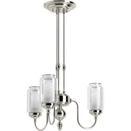 A large image of the Kohler Lighting 22657-CH03 22657-CH03 in Polished Nickel - Off