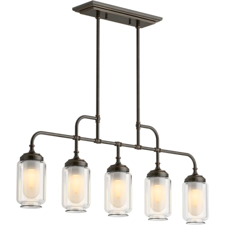 A large image of the Kohler Lighting 22660-CH05 22660-CH05 in Oil Rubbed Bronze - On