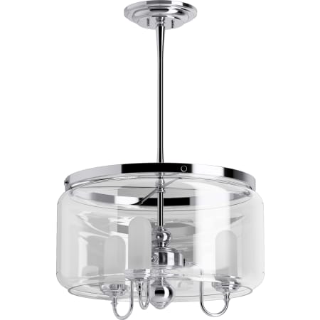 A large image of the Kohler Lighting 22656-CH03 22656-CH03 in Polished Chrome - Off